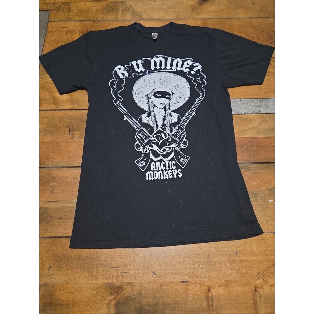 Arctic Monkeys Shirt Mens S R U Mine Cowgirl Concert Tee American Apparel